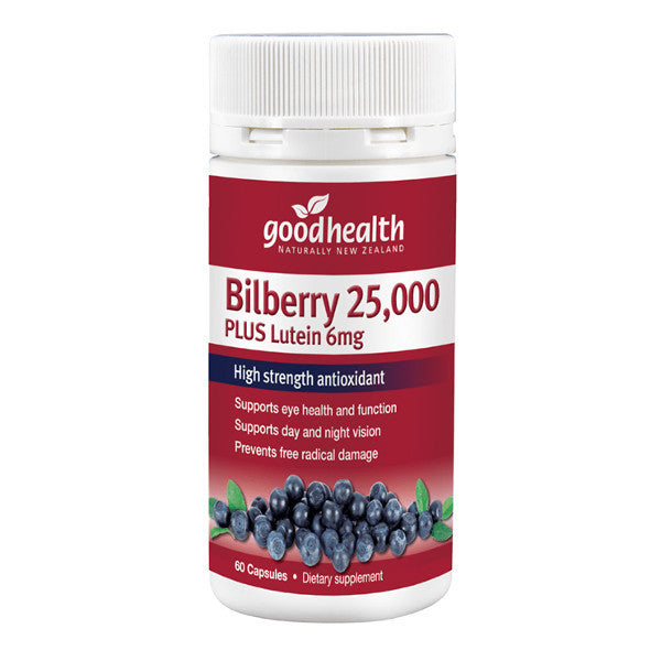 Bilberry 25,000 + Lutein 6mg