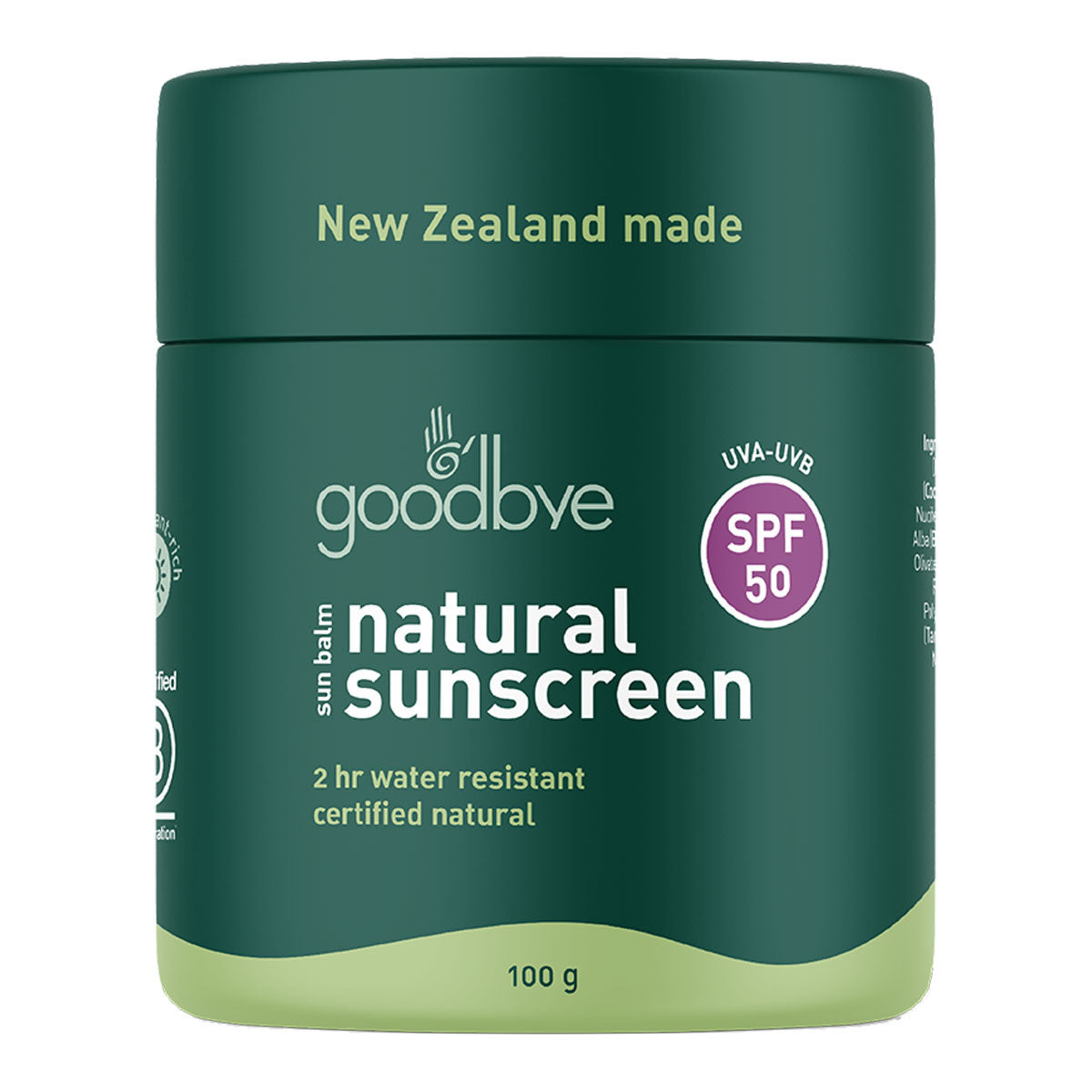 Goodbye Sun Balm Natural Sunscreen SPF 50 _1
