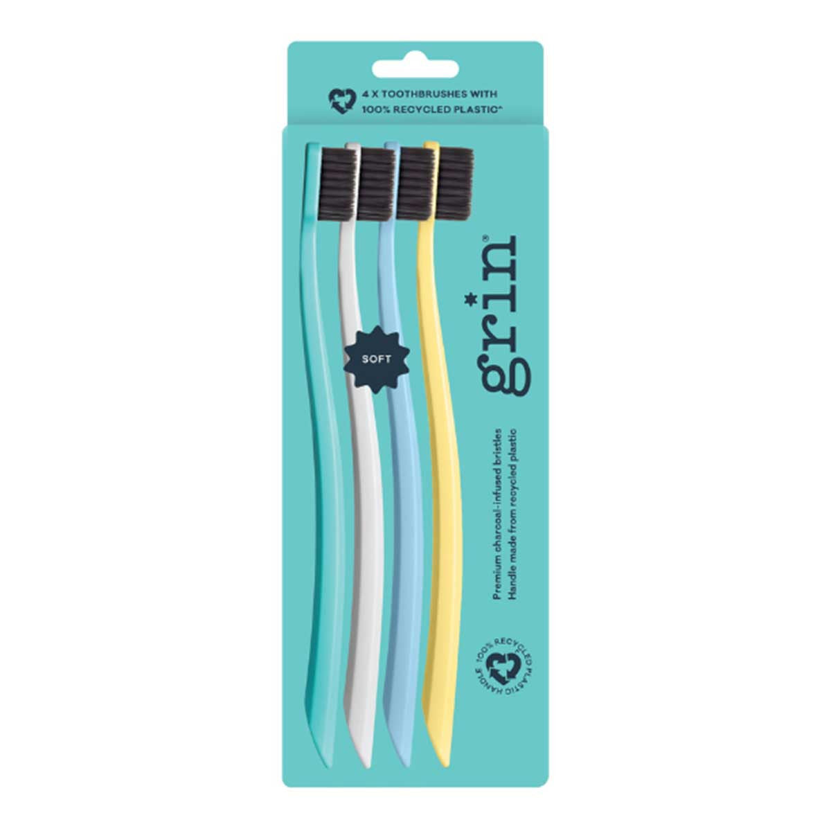 Grin 100% Recycled Toothbrushes - Soft _1