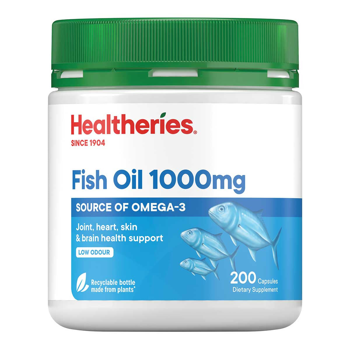 Healtheries Fish Oil 1000mg - Low Odour _1