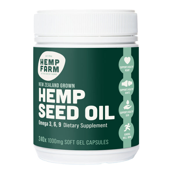 Hemp Seed Oil Capsules 1000mg