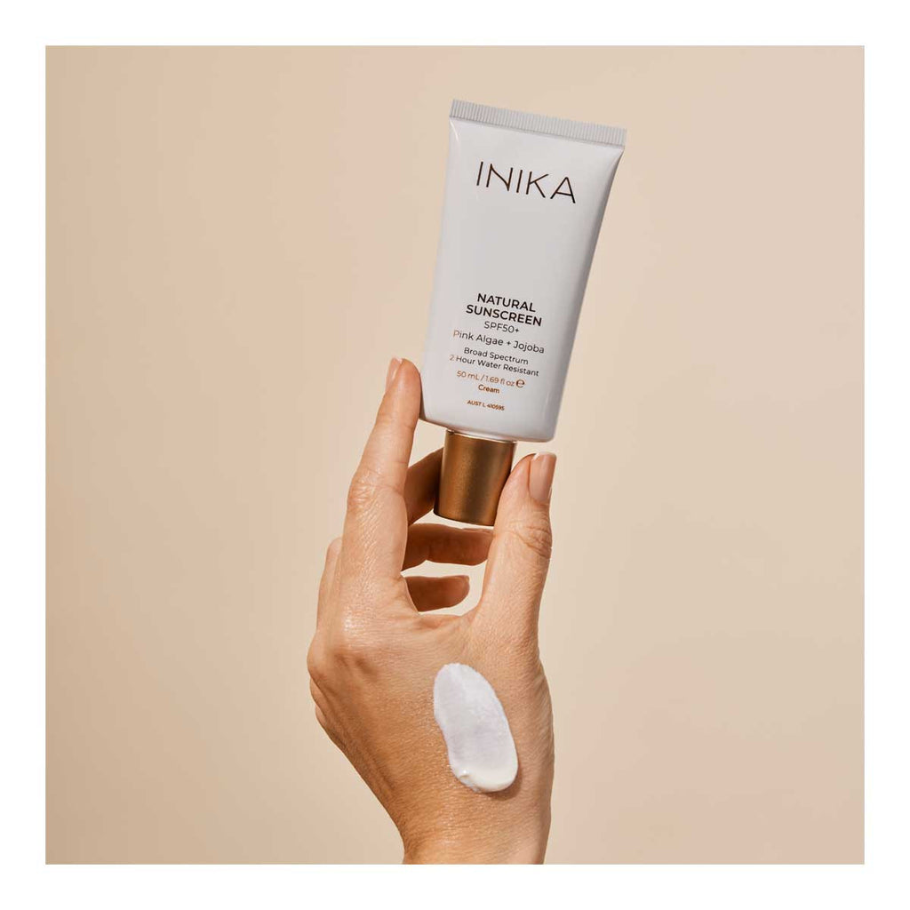 INIKA Organic Natural Sunscreen SPF50+ Pink Algae + Jojoba _2