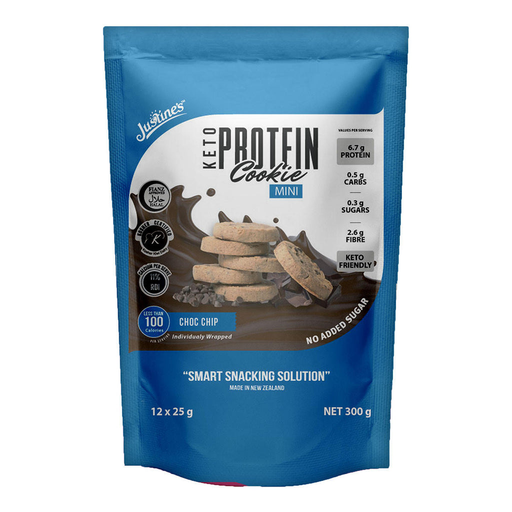 Justines Keto Protein Cookie Mini Choc Chip_1