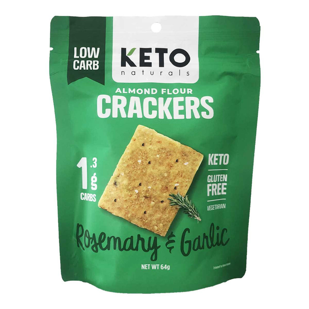 KETO Naturals Almond Flour Crackers Rosemary and Garlic_1