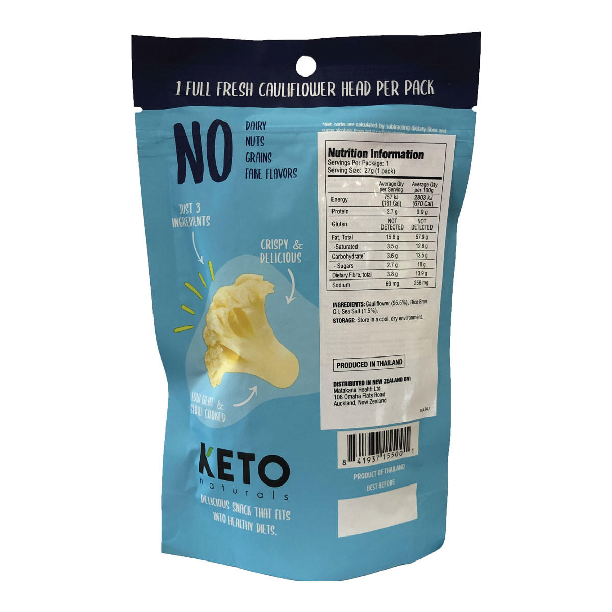 KETO Naturals Keto Crispy Cauli Bites Sea Salt_2