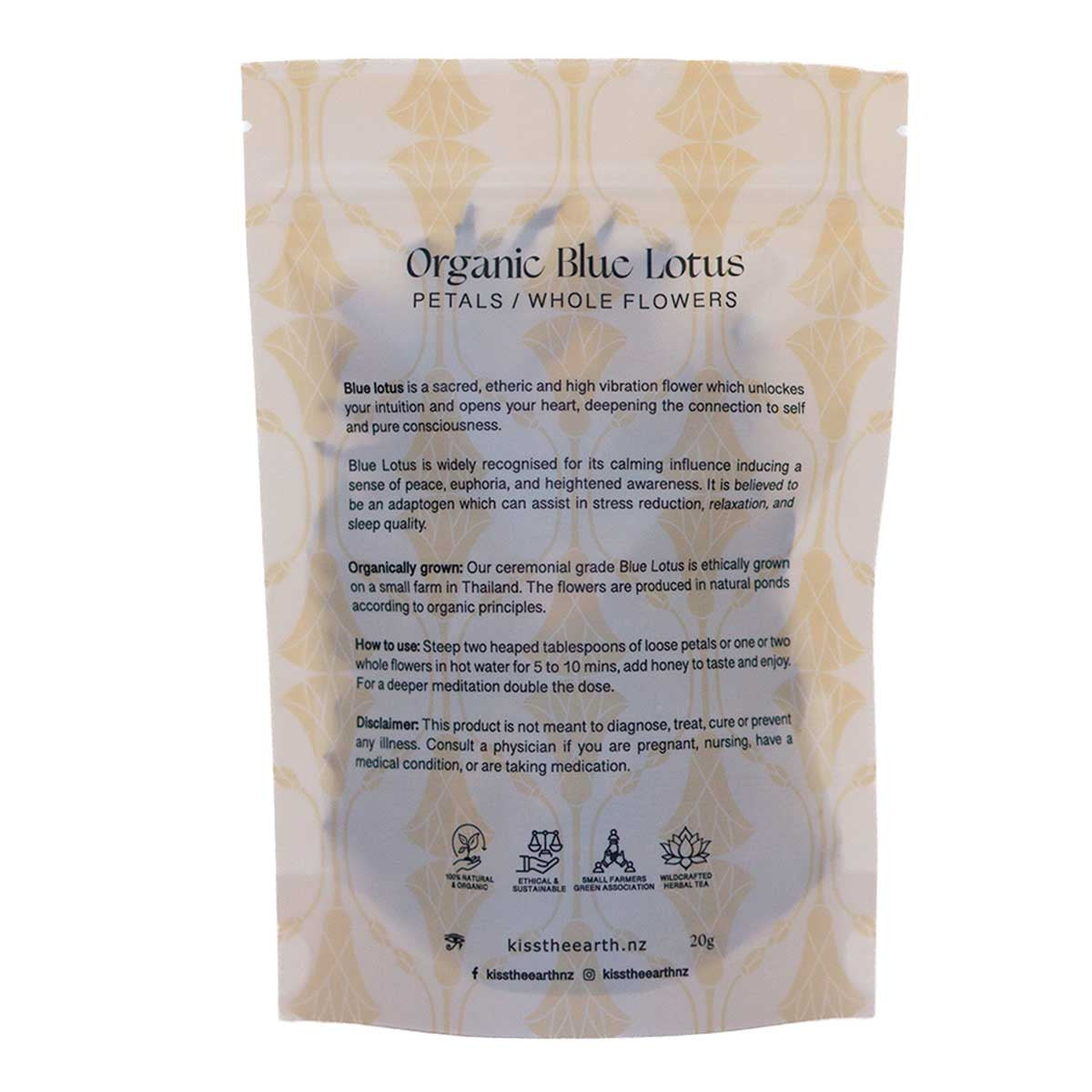 Kiss The Earth Blue Lotus Whole Flowers _2