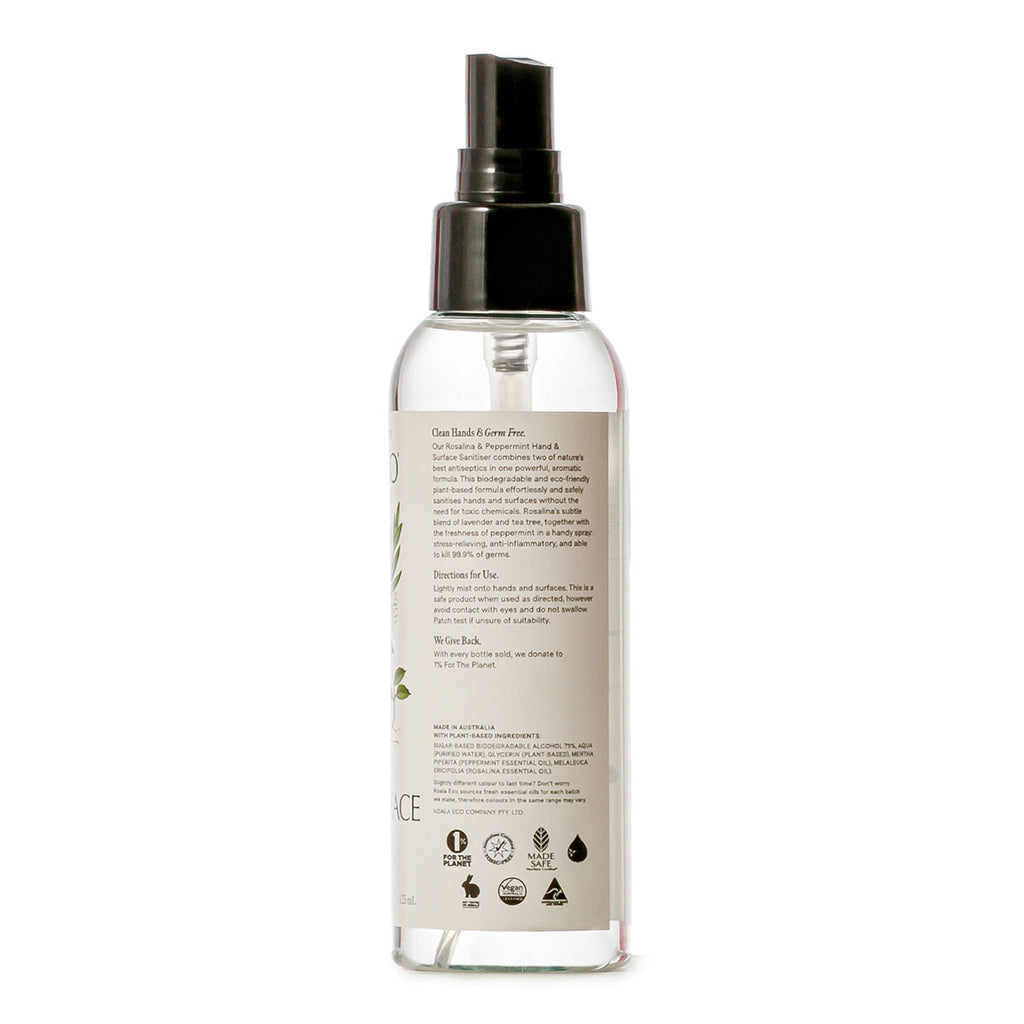 Koala Eco Natural Hand & Surface Sanitiser Rosalina & Peppermint _3