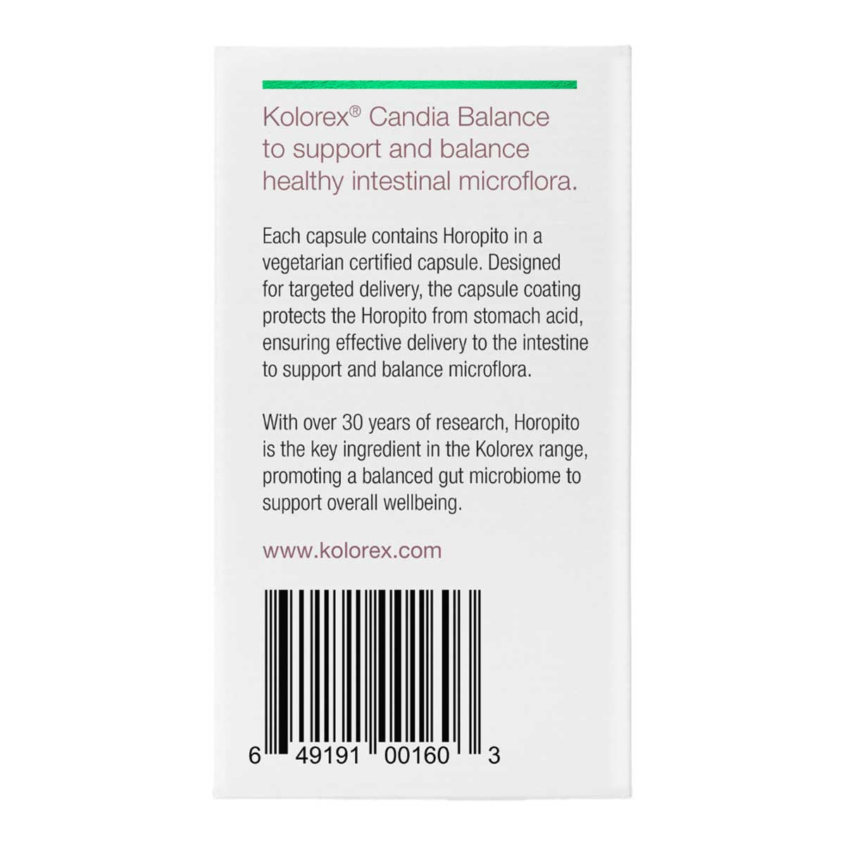 Kolorex Targeted Release Gut Care Candia Balance _5