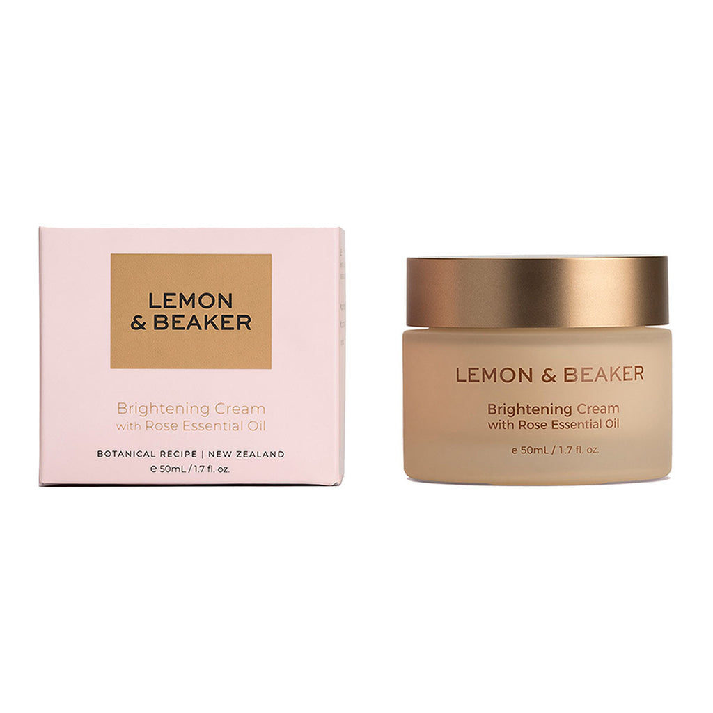 Lemon and Beaker Brightening Cream with Rose Essential Oil_1