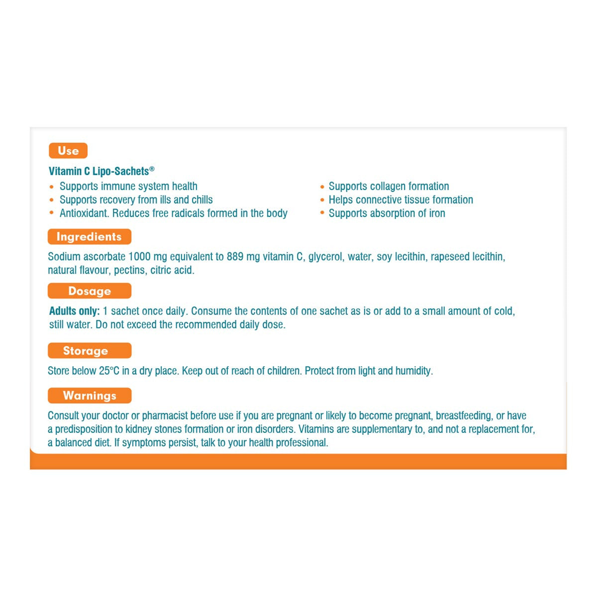 Lipo-Sachets Vitamin C Lipo-Sachets Blackcurrant 1000mg _2