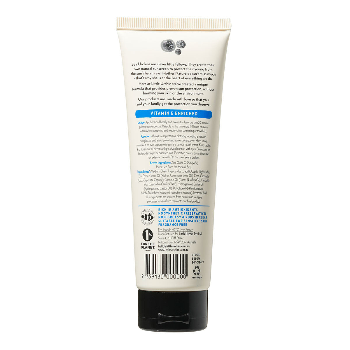Little Urchin Natural Clear Zinc Sunscreen SPF 50_2