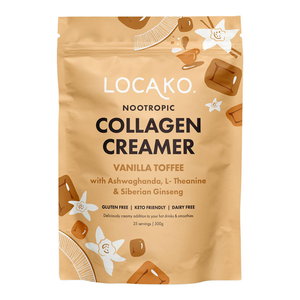 Locako Nootropic Collagen Creamer - Vanilla Toffee_1