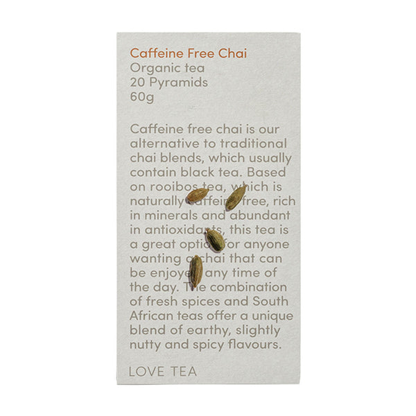 Caffeine Free Chai Pyramid Tea Bags