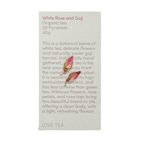 White Rose & Goji Organic Tea