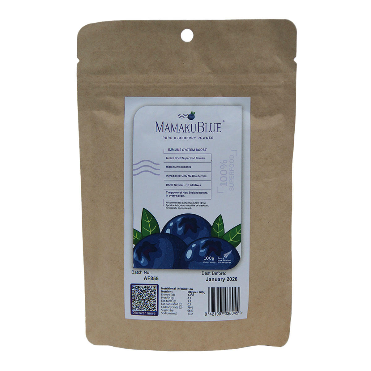 Mamaku Blue Pure Blueberry Powder_1