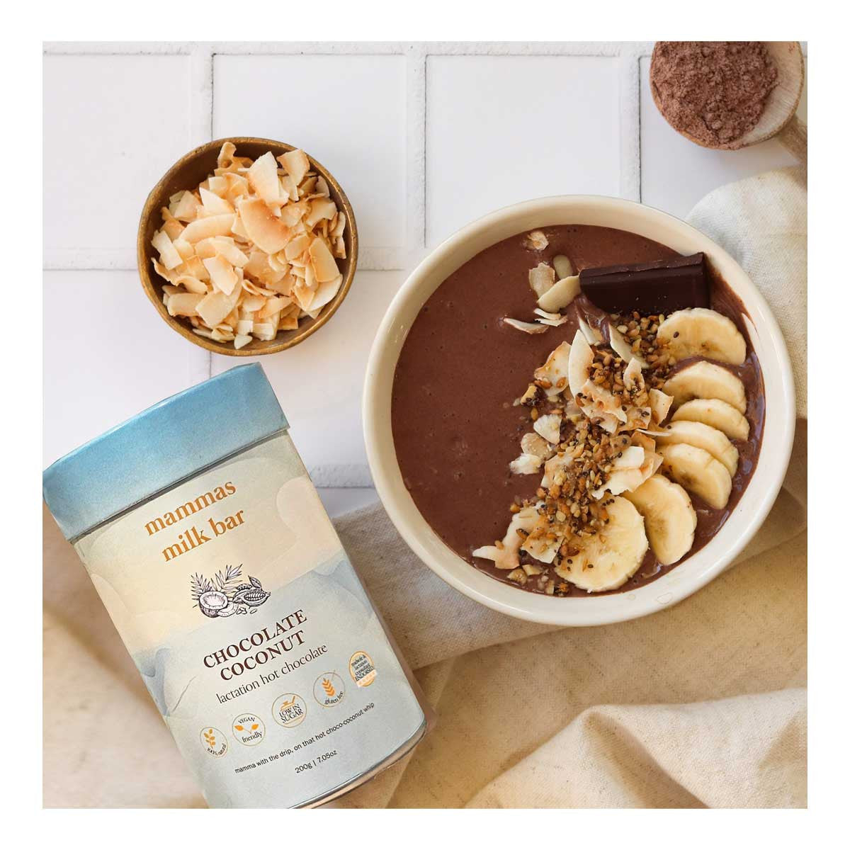 Mammas Milk Bar Coconut Chocolate Lactation Hot Chocolate _2