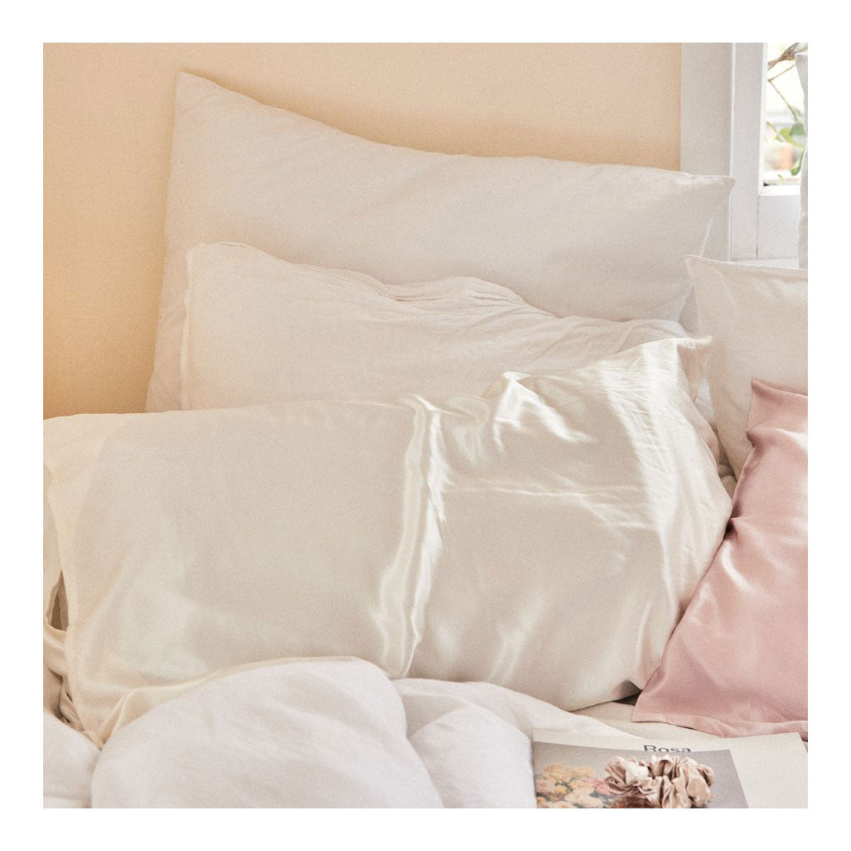 MANUKA DREAMS Pure Silk Pillowcase - Ivory White _3