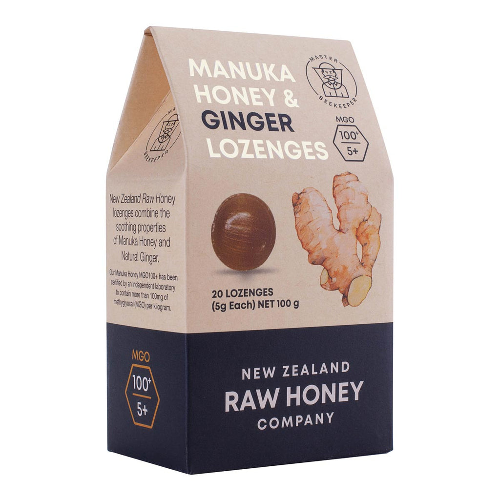 Master Beekeeper Manuka Honey & Ginger Lozenges _2