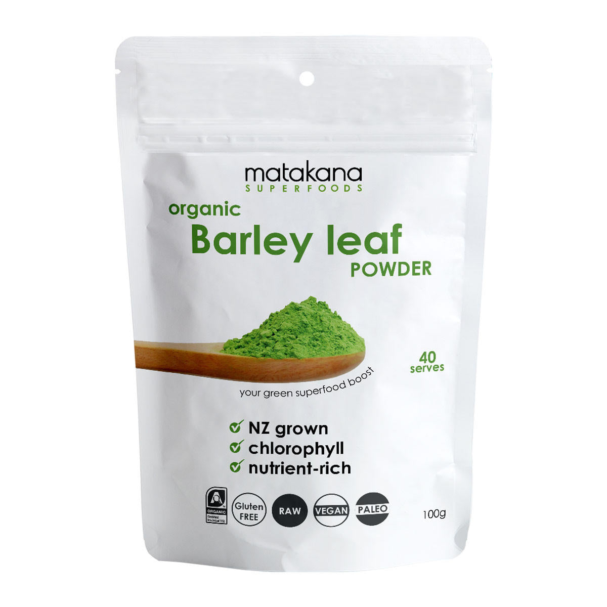 Matakana Superfoods Barley Leaf Organic Powder_1