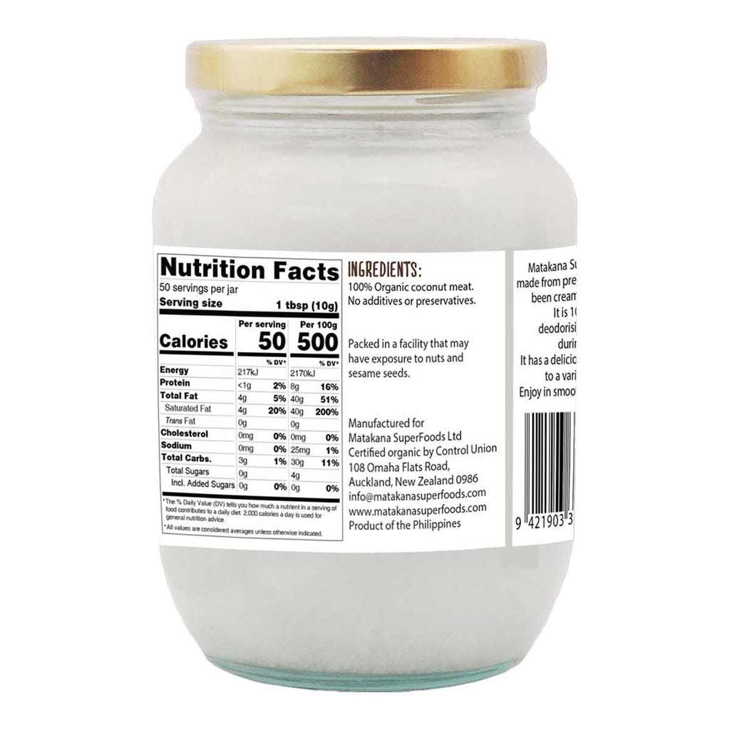 Matakana Superfoods Coconut Butter Organic_2