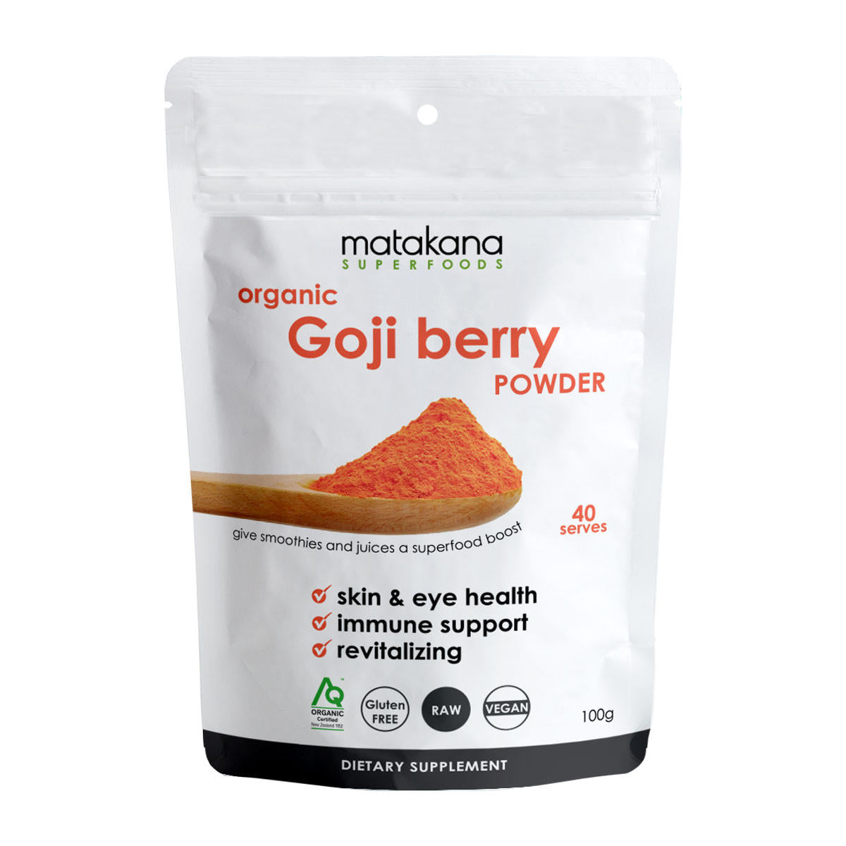 Matakana Superfoods Goji Berry Organic Powder_1