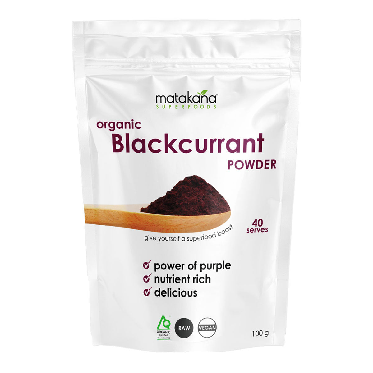 Matakana Superfoods Organic Blackcurrant Powder _1