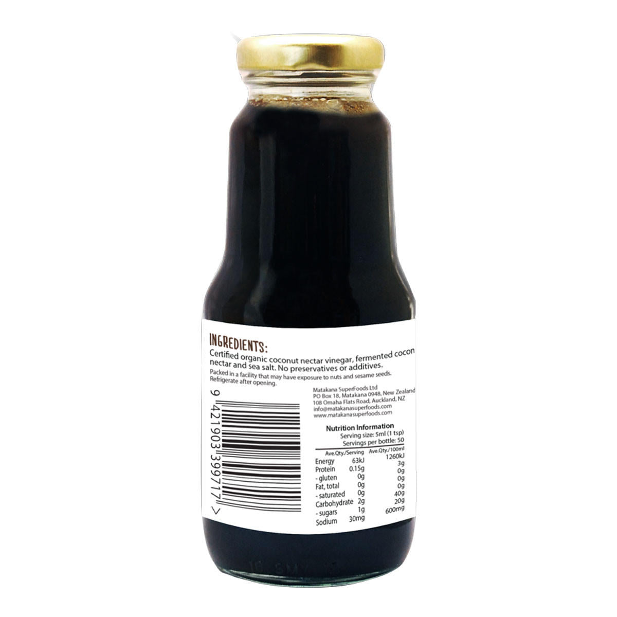 Matakana Superfoods Sticky Coconut Amino Sauce Organic - Teriyaki Style_2