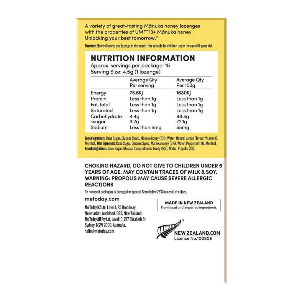 Me Today Soothing Assorted MÄnuka Honey Lozenges _3