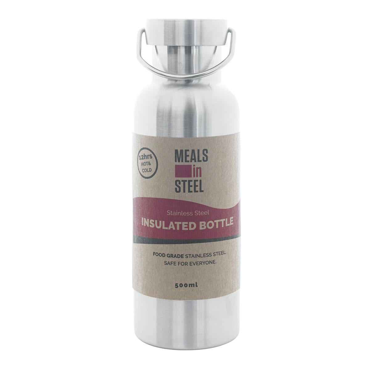 Meals In Steel Double Layer Water Bottle_1