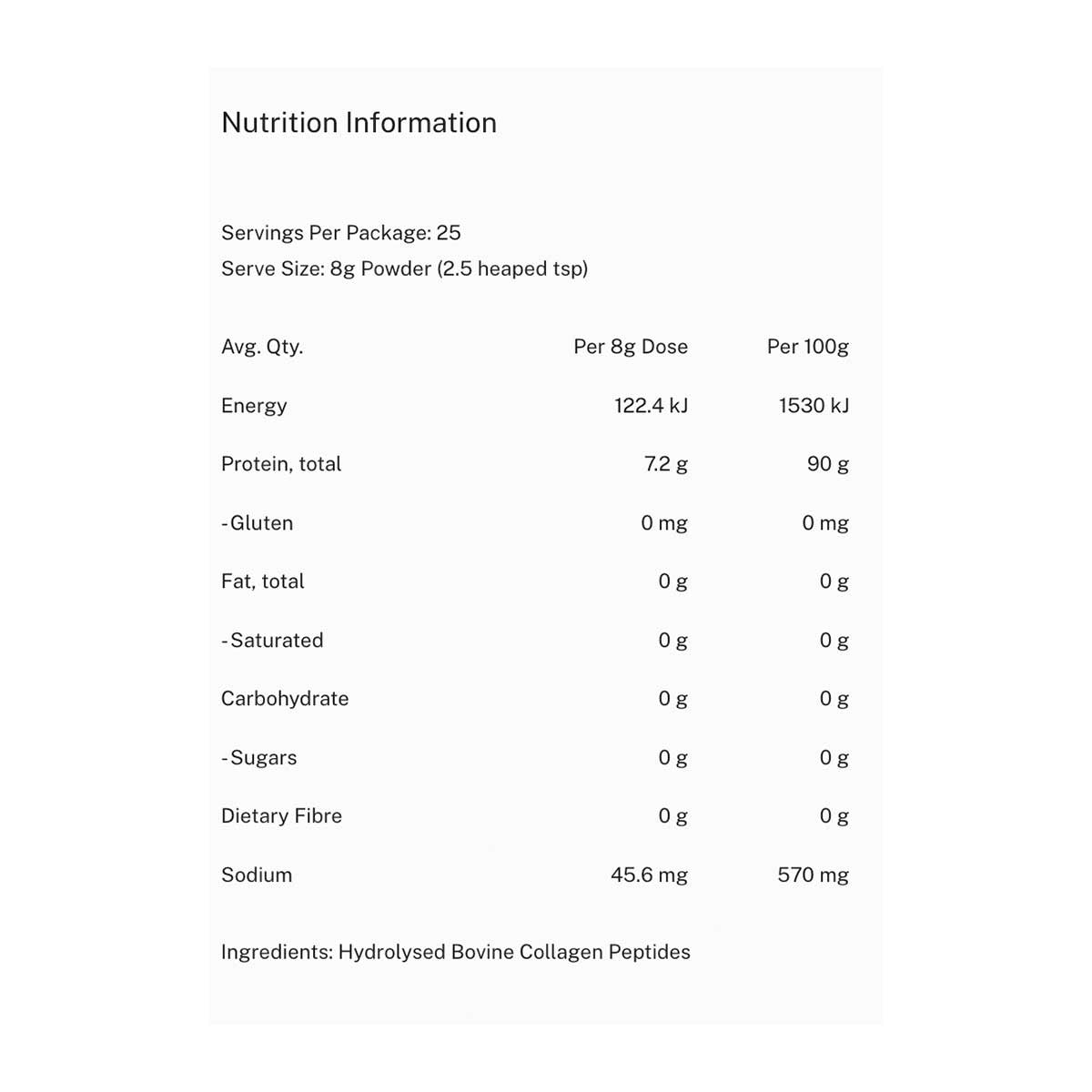 Mitchells Nutrition Collagen Peptides _3