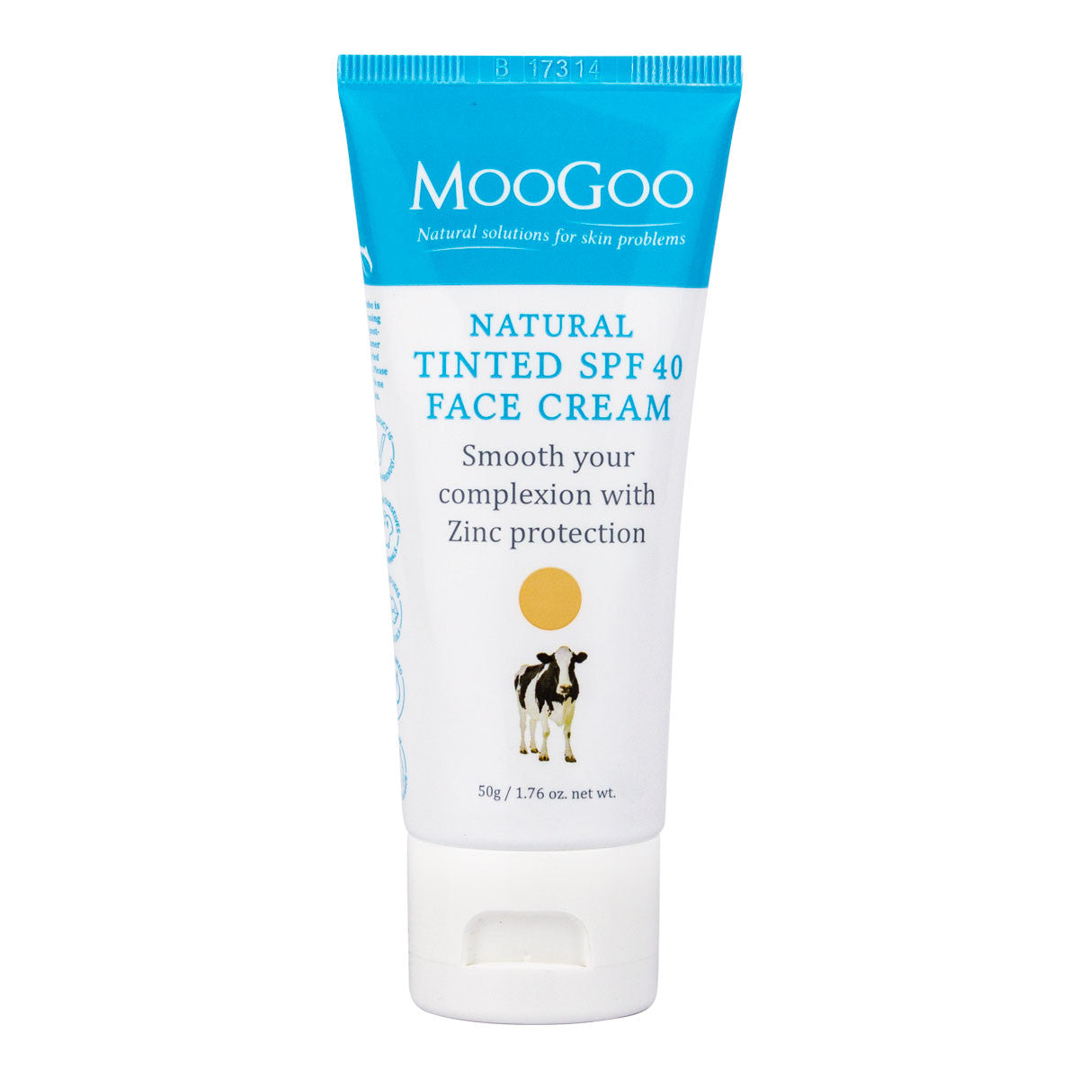 MooGoo Natural Tinted Face Cream SPF 40 _1