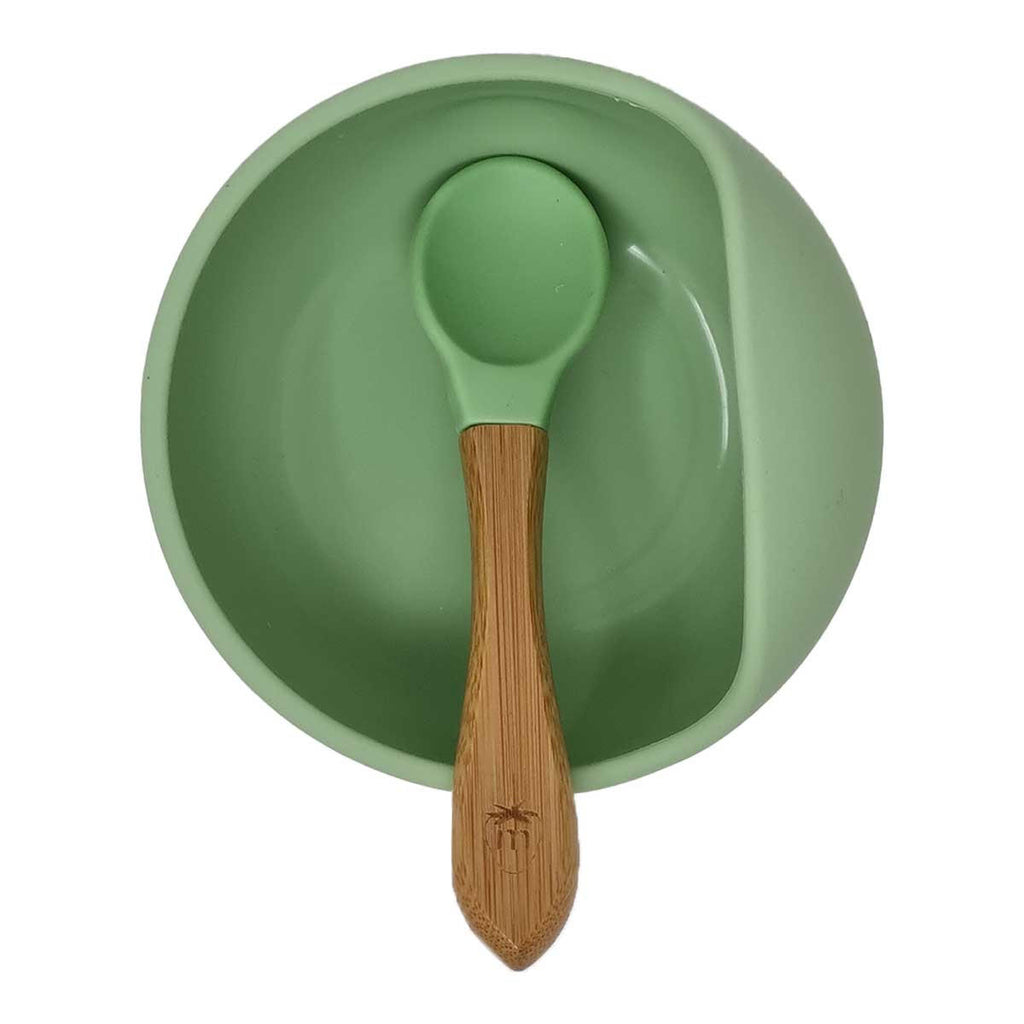 Munch Silicon Baby Bowl Suction Base Spoon_4