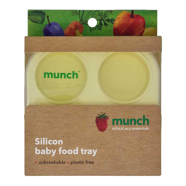 Silicon Baby Food Tray - Yellow