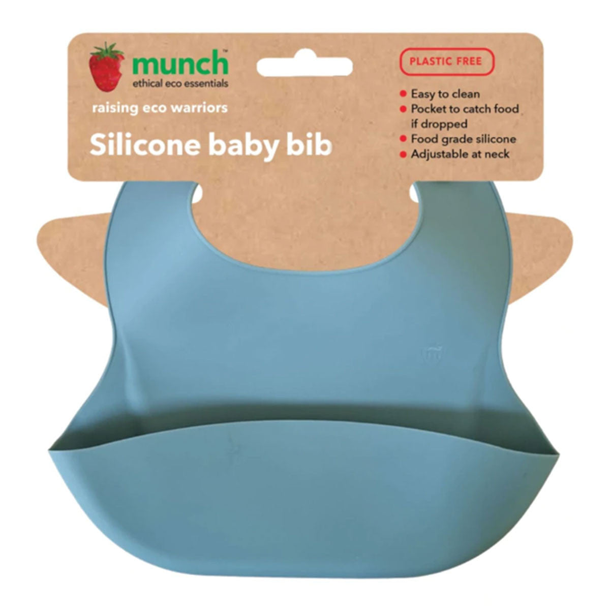 Munch Silicone Baby Bib _1