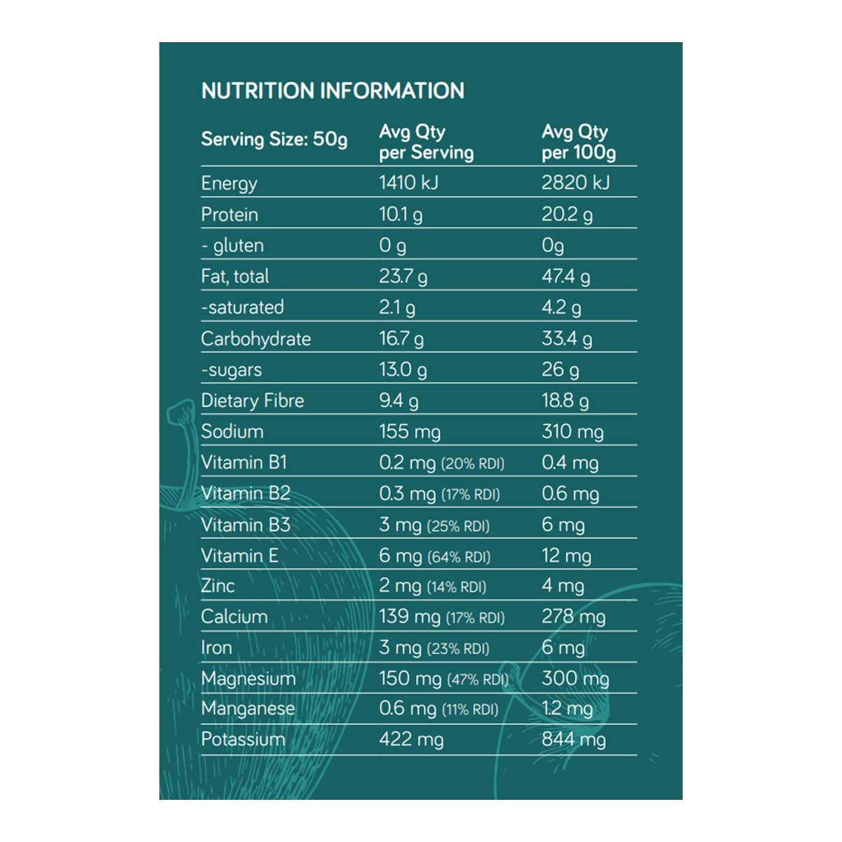 Natural Abundance Superfood Brekkie Bars - Almond Apple Crumble _2