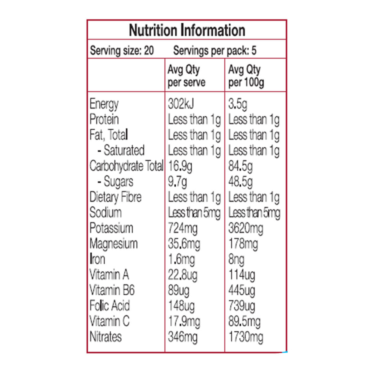 Nature's Way Beetroot Organic Superfoods Powder Sports Performance & Stamina _2