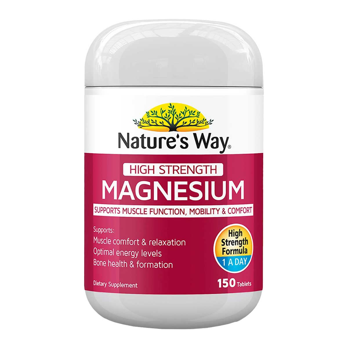 Nature's Way High Strength Magnesium 1-A-Day _1