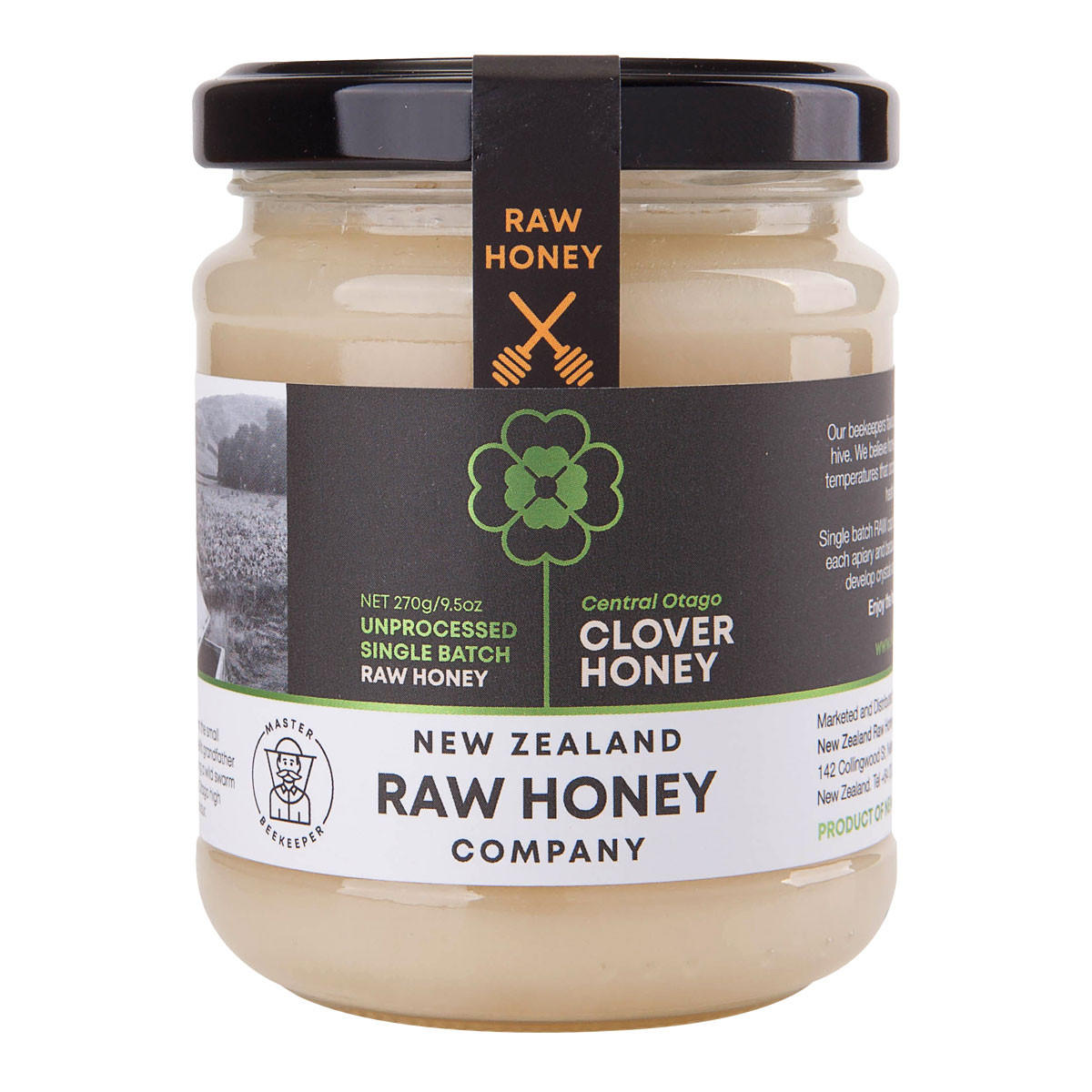 New Zealand Raw Honey Company RAW Clover Honey_1
