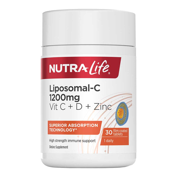 Liposomal C 1200mg Vit C + D + Zinc