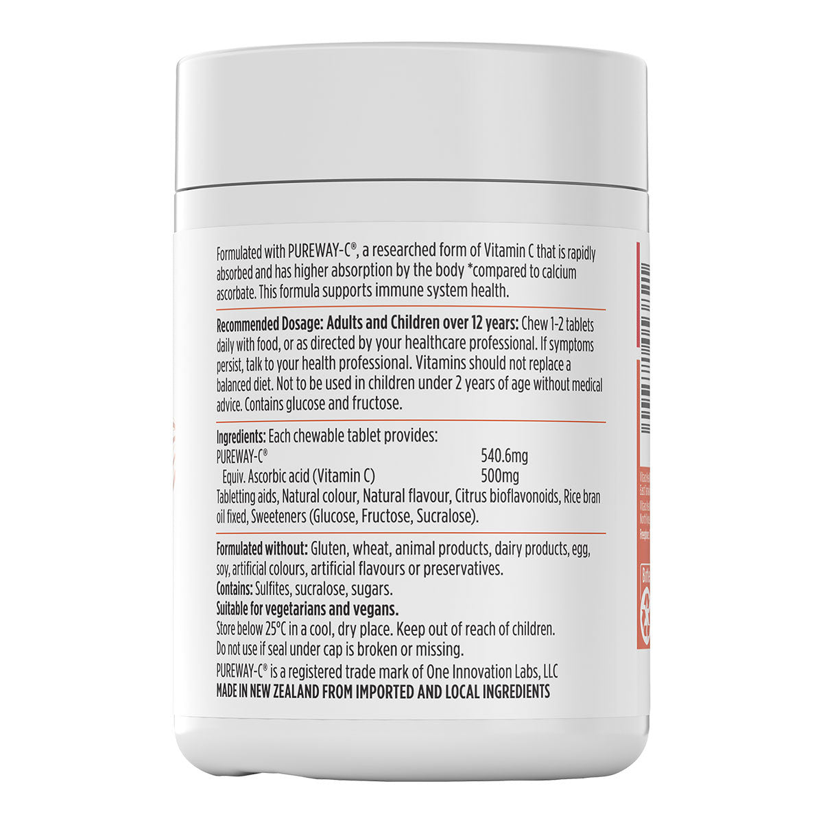 Nutra-Life Rapid-C 500mg Chewables _4