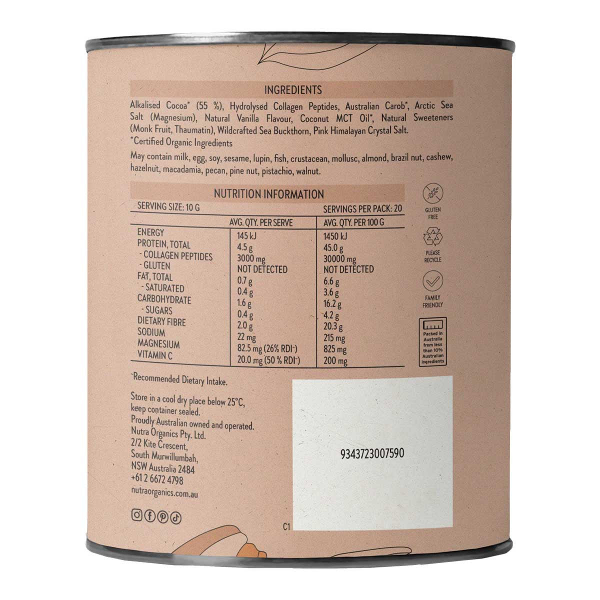 Nutra Organics Beauty Sleep Hot Chocolate _2