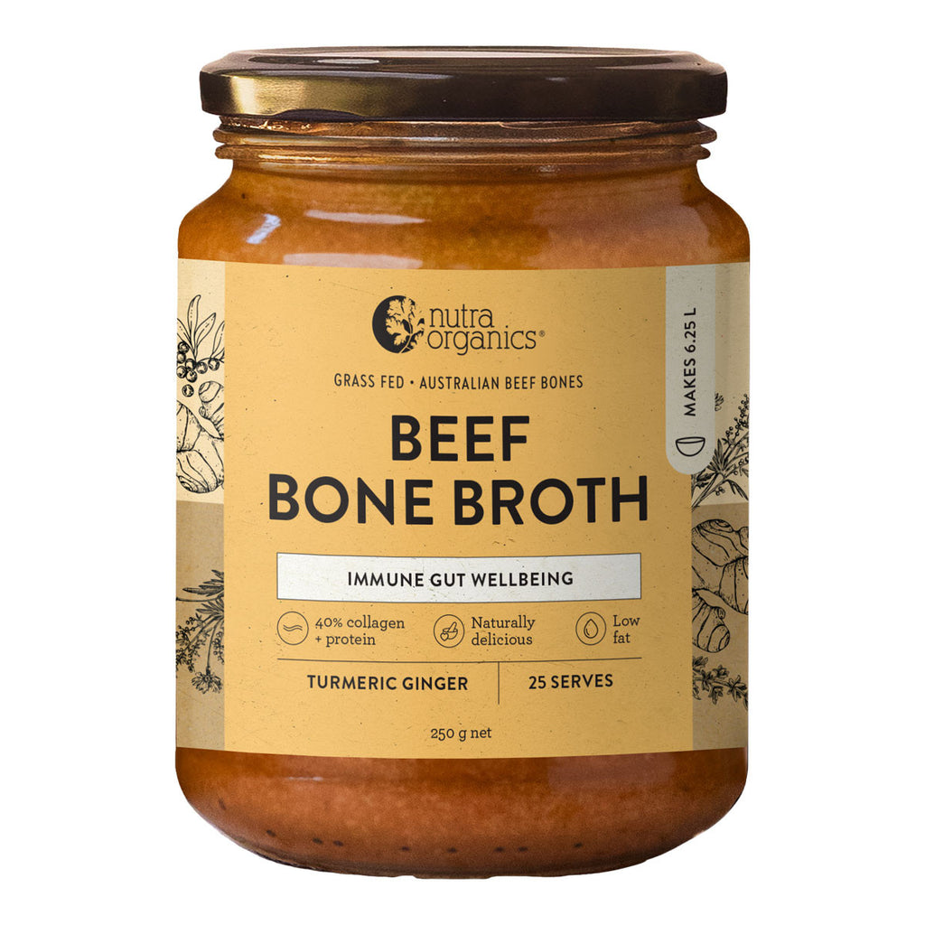 Nutra Organics Beef Bone Broth Concentrate - Turmeric Ginger _1