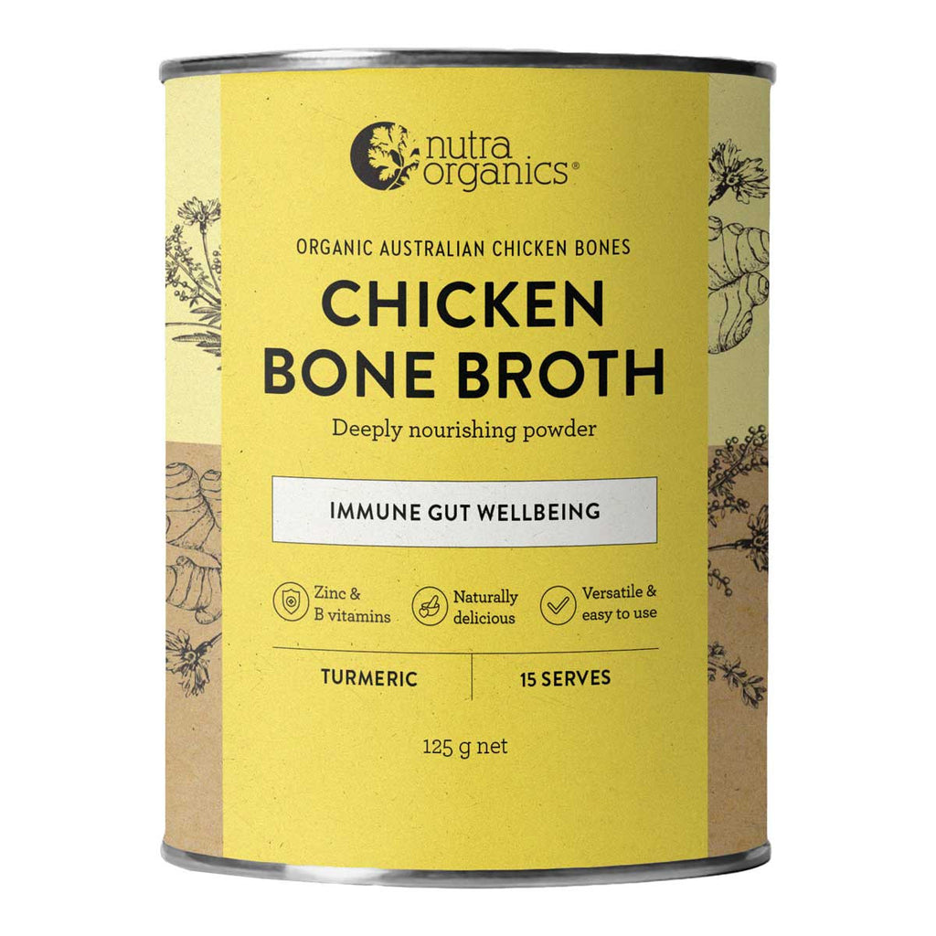 Nutra Organics Chicken Bone Broth - Turmeric _1