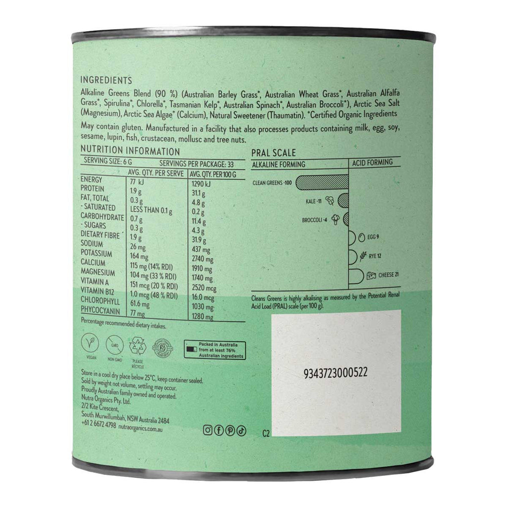Nutra Organics Clean Greens _2
