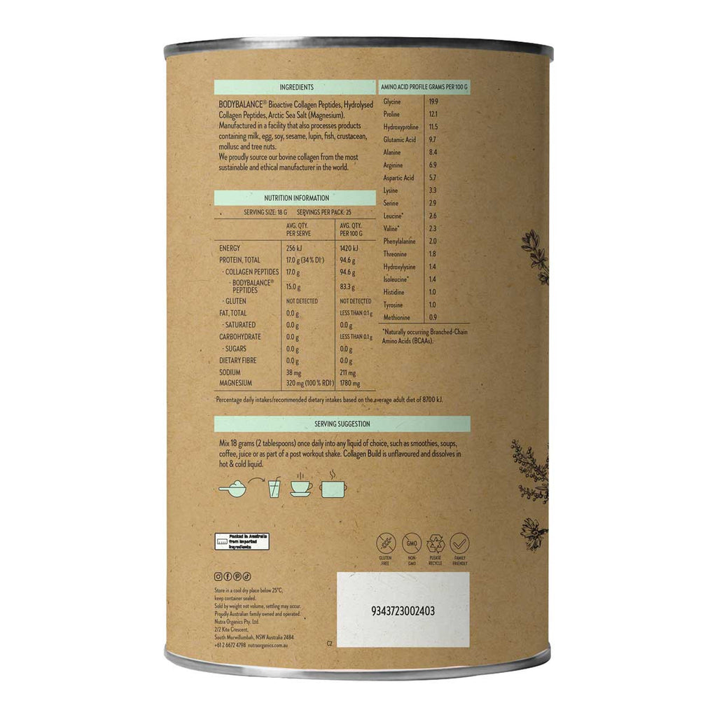 Nutra Organics Collagen Build with Body Balance _4