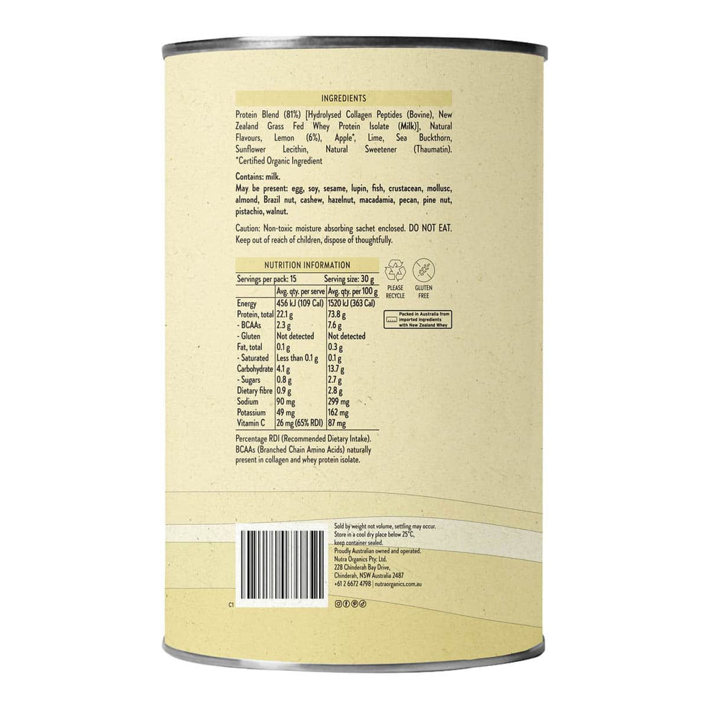 Nutra Organics Protein Water Lemonade _3