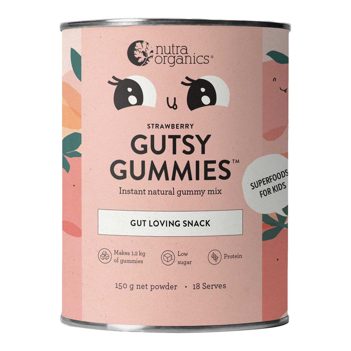 Nutra Organics Strawberry Gutsy Gummies _1
