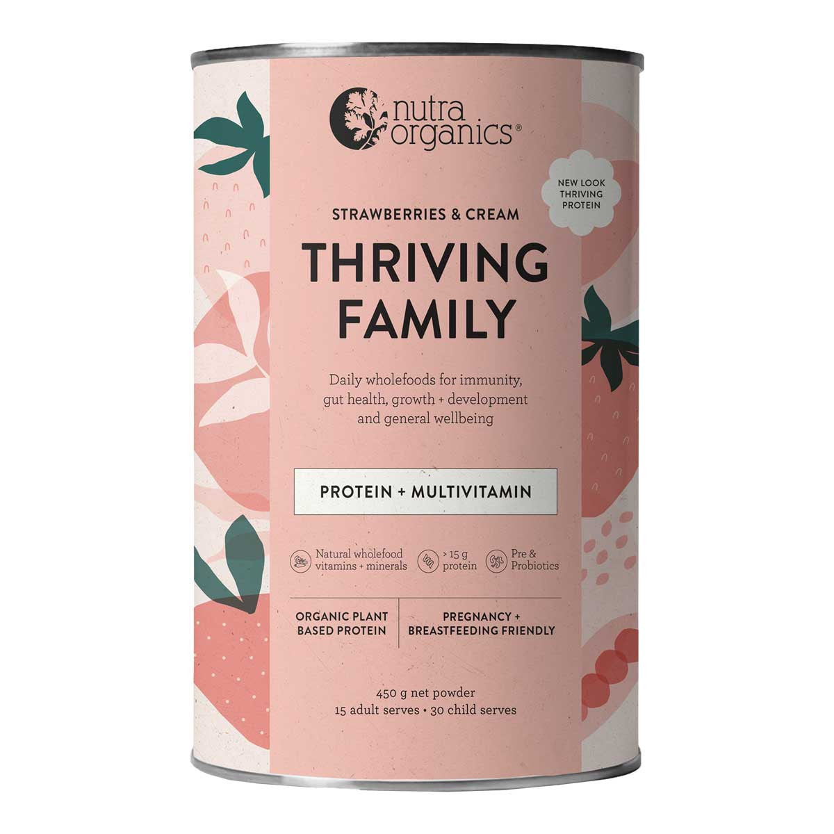 Nutra Organics Thriving Family - Strawberries & Cream _1