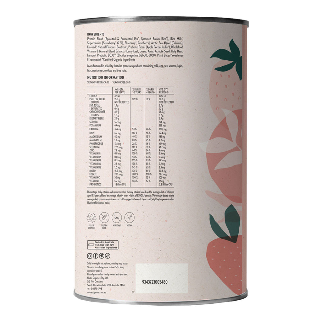 Nutra Organics Thriving Family - Strawberries & Cream _2