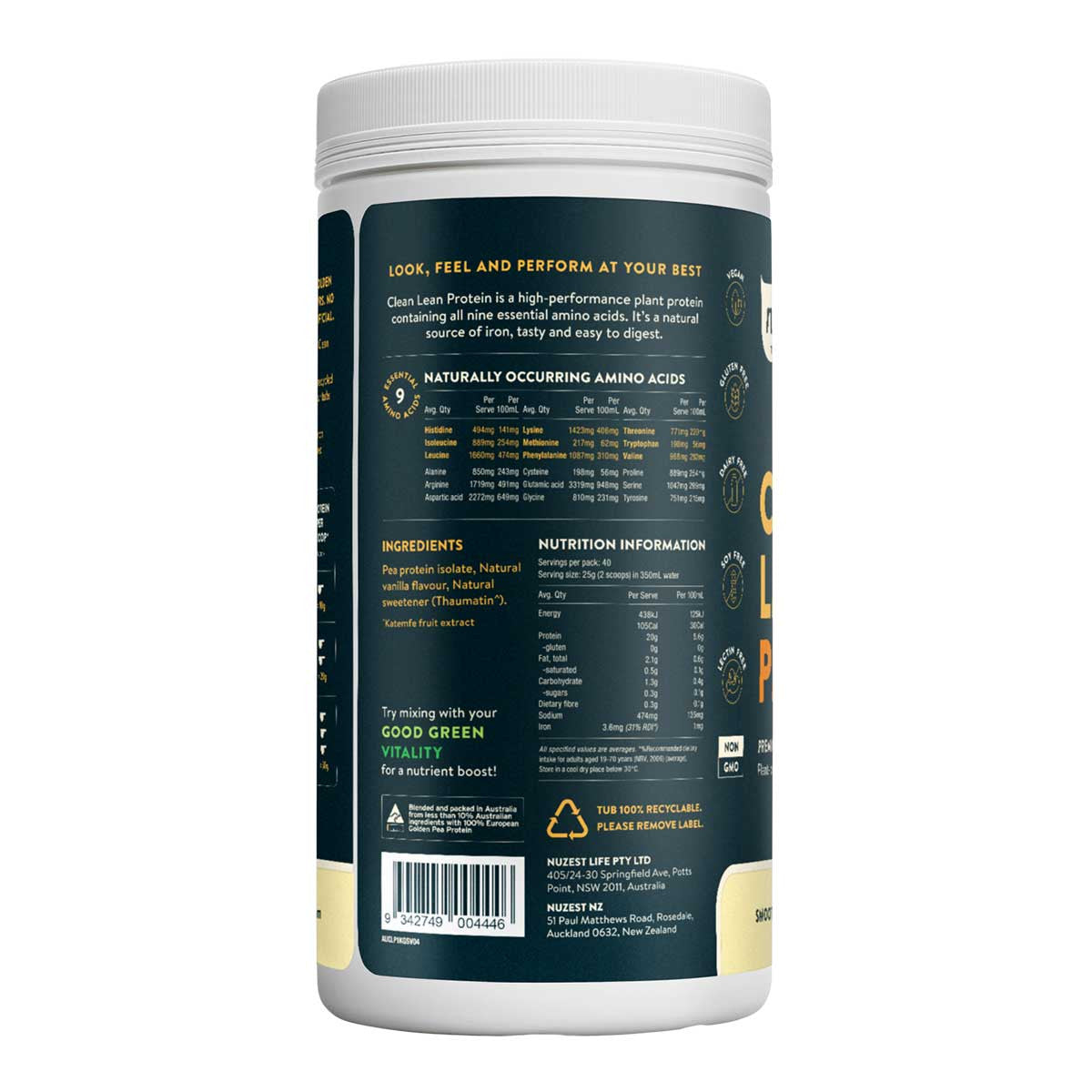 Nuzest Clean Lean Protein Smooth Vanilla _4